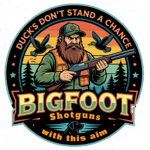 Bigfoot Schrotflinten Enten Haben Keine Chance T-Shirt
