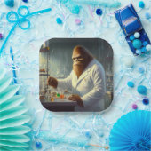 Bigfoot Scientist Pappteller (Party)