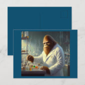 Bigfoot Scientist Postkarte (Vorne/Hinten)