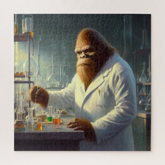 Bigfoot Scientist Puzzle (Vertikal)