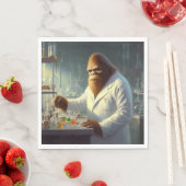Bigfoot Scientist Serviette (Beispiel)