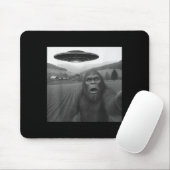 Bigfoot Selfie mit Alien Ufo Funny Geschenke für M Mousepad (Mit Mouse)