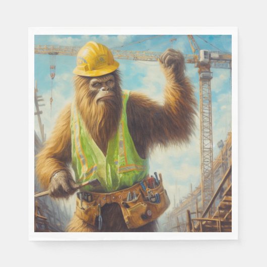 Bigfoot Serviette (Vorderseite)