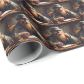 Bigfoot Sherlock Holmes Geschenkpapier (Rolleneckpunkt)