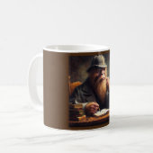 Bigfoot Sherlock Holmes Kaffeetasse (Vorderseite Links)