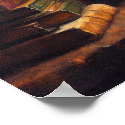 Bigfoot Sherlock Holmes Poster (Ecke)