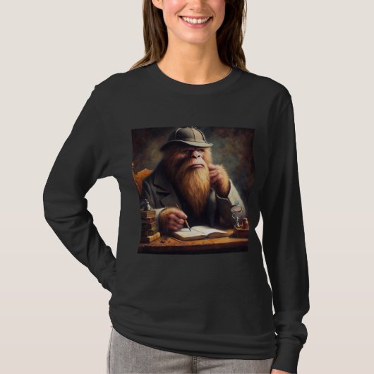 Bigfoot Sherlock Holmes T-Shirt (Vorderseite)