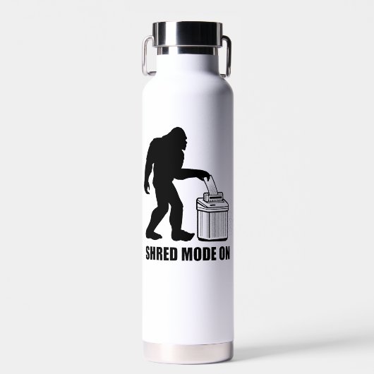 Bigfoot Shirt Mode On Trinkflasche (Vorne)