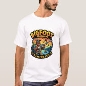 Bigfoot Shotguns Duck Aim Fire Repeat T-Shirt (Vorderseite)