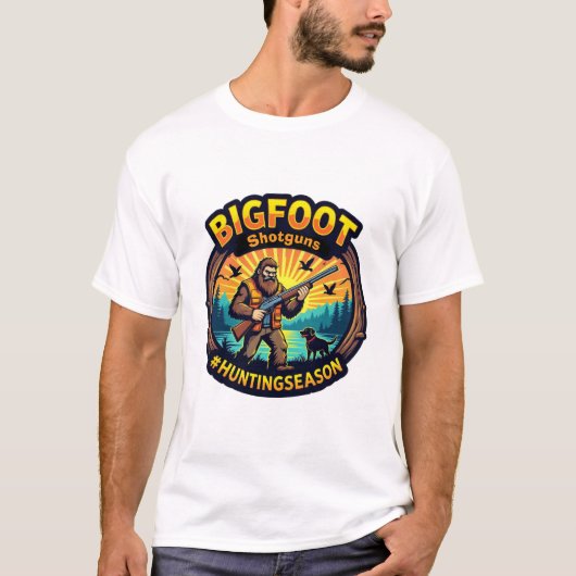 Bigfoot Shotguns #Huntingseason T-Shirt (Vorderseite)