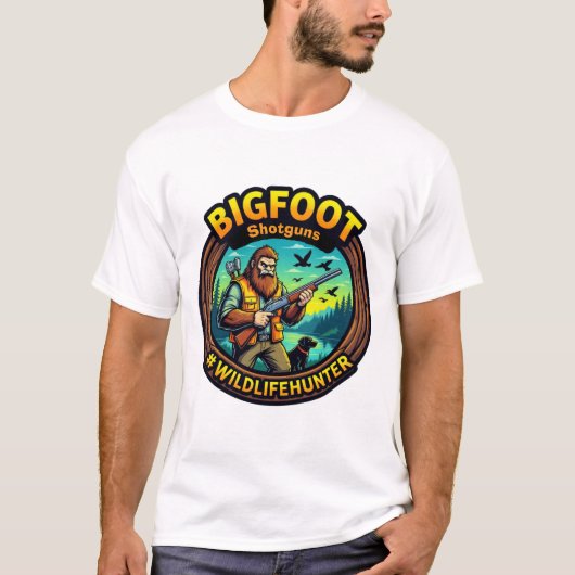 Bigfoot Shotguns #Wildlifehunter T-Shirt (Vorderseite)