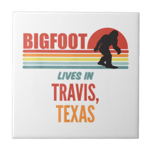 Bigfoot-Sichtung in Travis Texas  Fliese