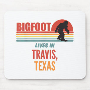 Bigfoot-Sichtung in Travis Texas Mousepad