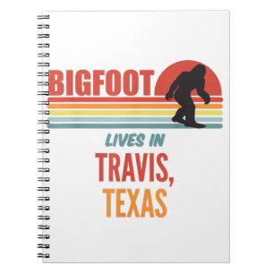 Bigfoot-Sichtung in Travis Texas Notizblock