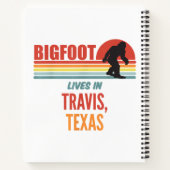 Bigfoot Sighting in Travis Texas Notizblock (Rückseite)