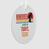 Bigfoot Sighting in Travis Texas Ornament (Vorderseite)