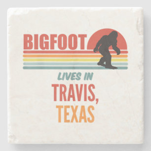 Bigfoot Sighting in Travis Texas Steinuntersetzer