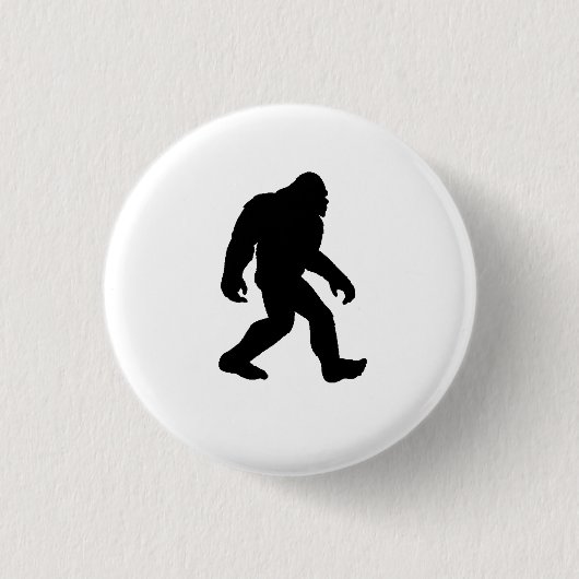 Bigfoot-Silhouette Button (Vorderseite)