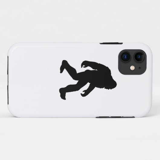 Bigfoot-Silhouette Case-Mate iPhone Hülle (Rückseite (Horizontal))