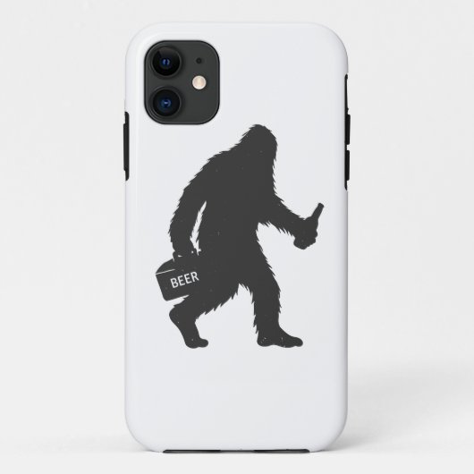 Bigfoot-Silhouette Case-Mate iPhone Hülle (Rückseite)