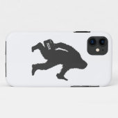 Bigfoot-Silhouette Case-Mate iPhone Hülle (Rückseite (Horizontal))