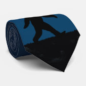 Bigfoot-Silhouette Krawatte (Gerollt)