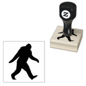 Bigfoot Silhouette Sasquatch Gummistempel (Stempel)