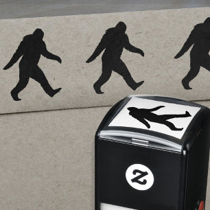 Bigfoot Silhouette Sasquatch Squatch Permastempel