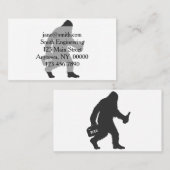 Bigfoot-Silhouette Visitenkarte (Vorne/Hinten)