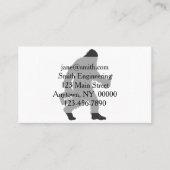 Bigfoot-Silhouette Visitenkarte (Vorderseite)