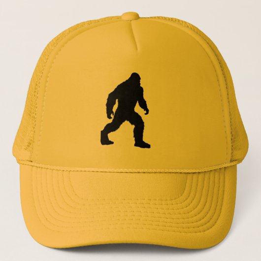 Bigfoot Silhoutte Truckerkappe (Vorderseite)