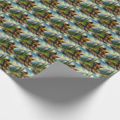 Bigfoot Singing Geschenkpapier (Ecke)