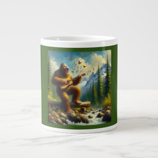 Bigfoot Singing Jumbo-Tasse (Vorderseite)