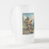 Bigfoot Singing Mattglas Bierglas (Vorderseite Links)