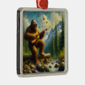 Bigfoot Singing Ornament Aus Metall (Rechts)