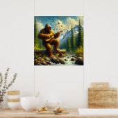 Bigfoot Singing Poster (Küche)