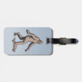 Bigfoot-Skateboard Gepäckanhänger (Rückseite horizontal)