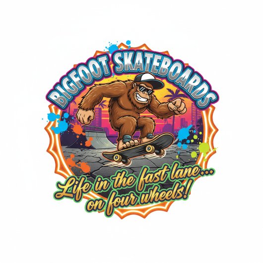 Bigfoot Skateboards-Life In The Fastlane Skateboard