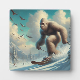 Bigfoot Skiing Fotoplatte