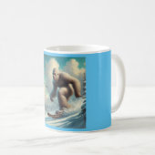 Bigfoot Skiing Kaffeetasse (VorderseiteRechts)