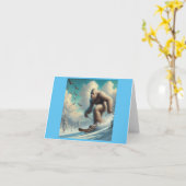 Bigfoot Skiing Karte (Gelbe Blume)