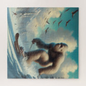 Bigfoot Skiing Puzzle (Horizontal)