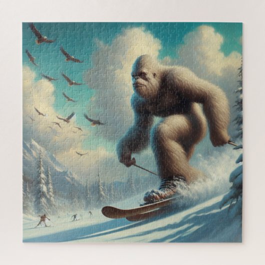Bigfoot Skiing Puzzle (Vertikal)