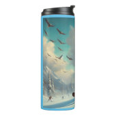 Bigfoot Skiing Thermosbecher (Nach links gedreht)