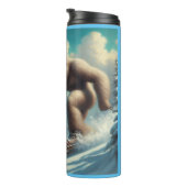 Bigfoot Skiing Thermosbecher (Nach rechts gedreht)