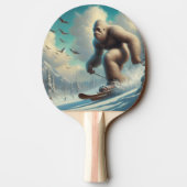 Bigfoot Skiing Tischtennis Schläger (Rückseite)