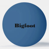 Bigfoot Skiing Tischtennisball (Rückseite)