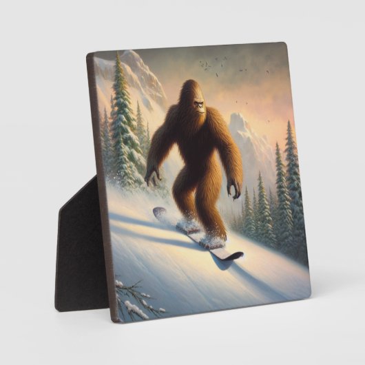 Bigfoot Snowboarding Fotoplatte (Vorderseite)