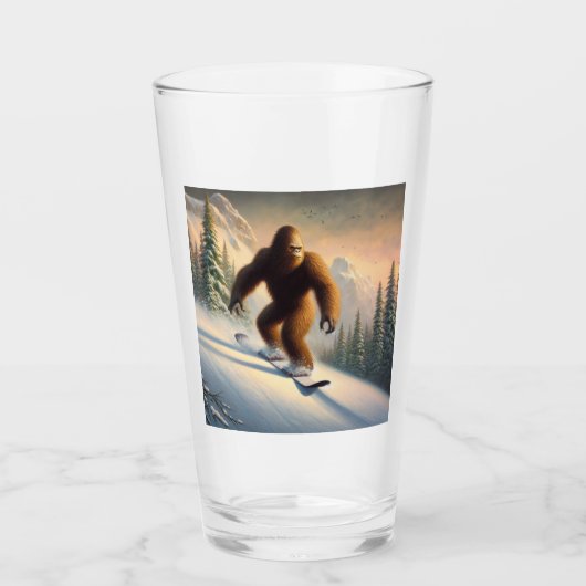 Bigfoot Snowboarding Glas (Vorderseite)