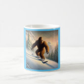 Bigfoot Snowboarding Kaffeetasse (Mittel)